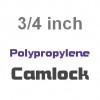 Polypropylene Camlock 3/4 inch Fittings
